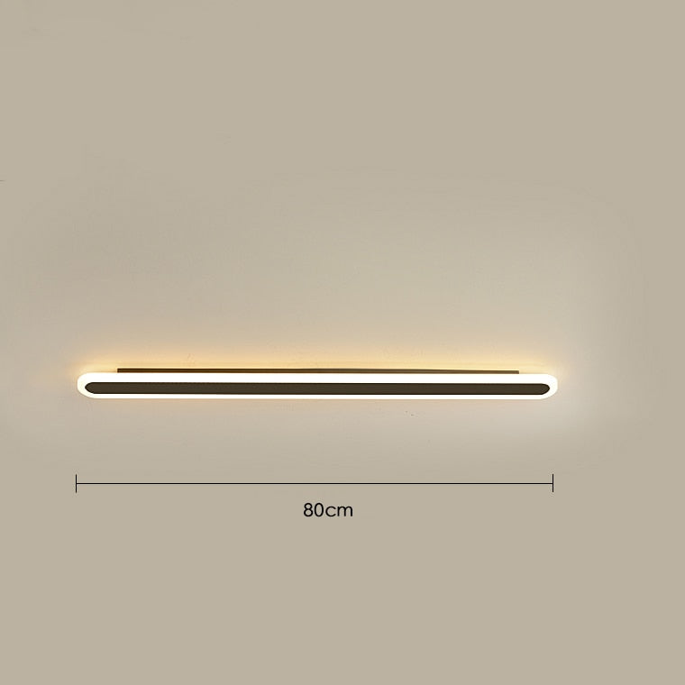 Long Elliptical Wall Light