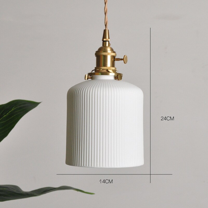 Nordic Style Ceramic Hanging Pendant Light