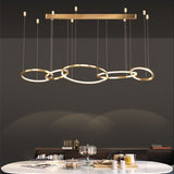 Modern Design Golden Rings Chandelier