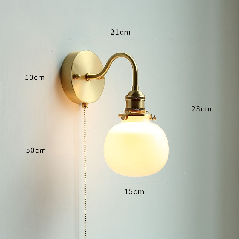 Modern Style Pull Chain Wall Light – NOOSH Decor