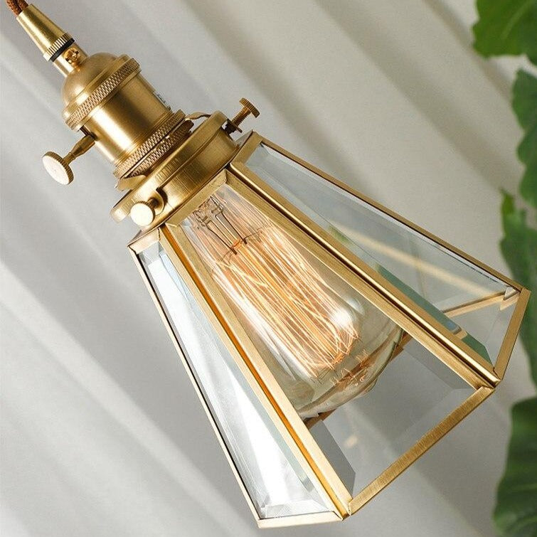 Nordic Style Glass Stone LED Ceiling Light