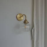 Vintage Style Glass Sphere Wall Light N READY