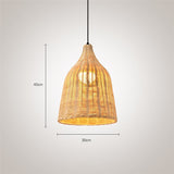 Handmade Japanese Style Bamboo Pendant Lamps