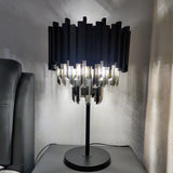 Black Crystal Luxury Table Lamp