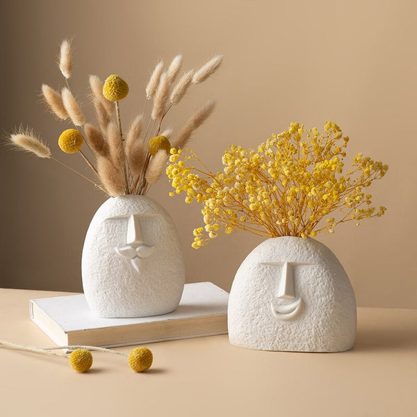 Silly Face Vases