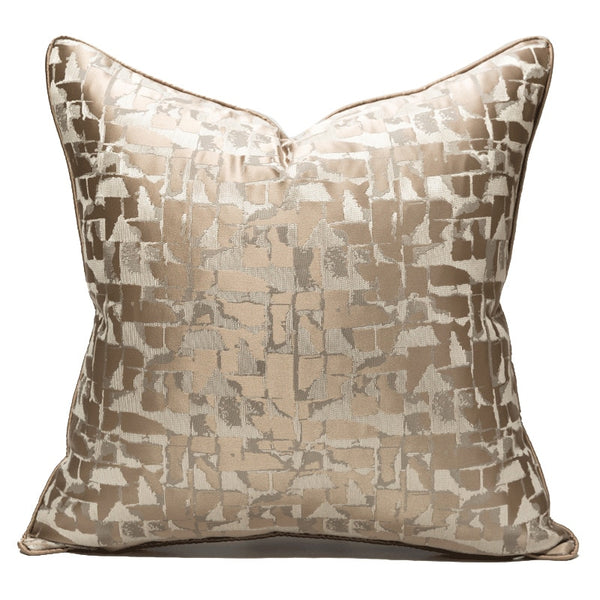 Bronze Jacquard Cushion Cover