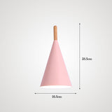 Modern Style Color Cone Ceiling Light