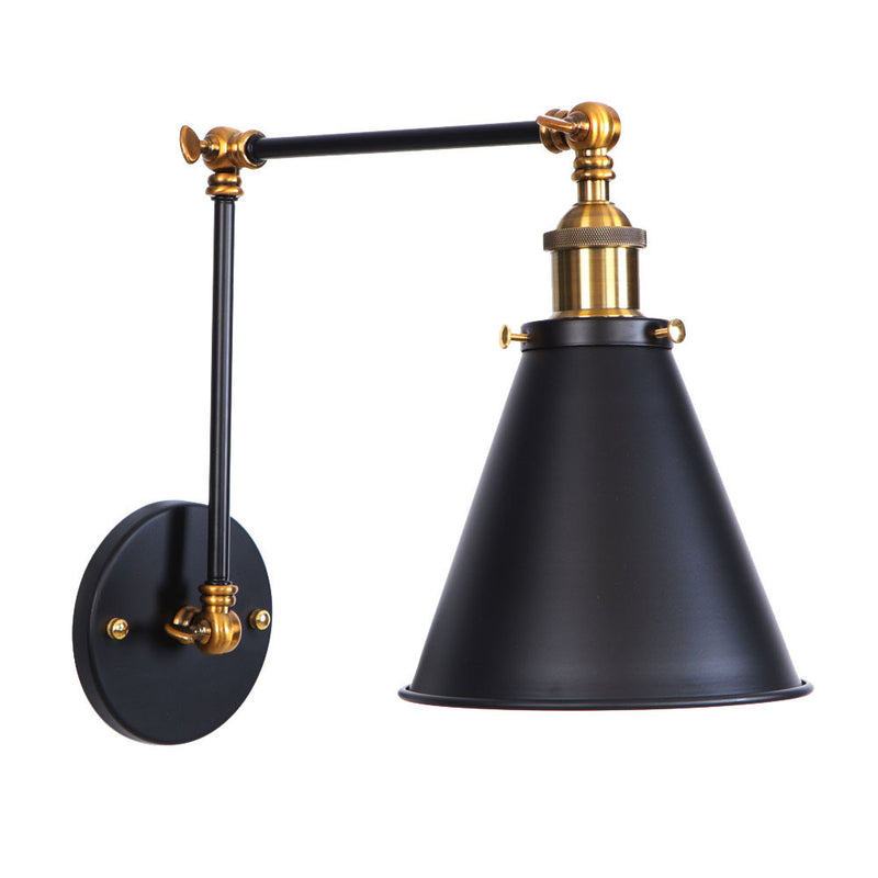 Industrial Style Swing Arm Wall Lamp