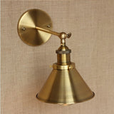 Industrial Style Vintage Brass Wall Lamp