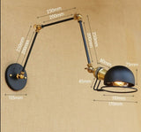 Retro Style Mechanical Gold Wall Light N READY