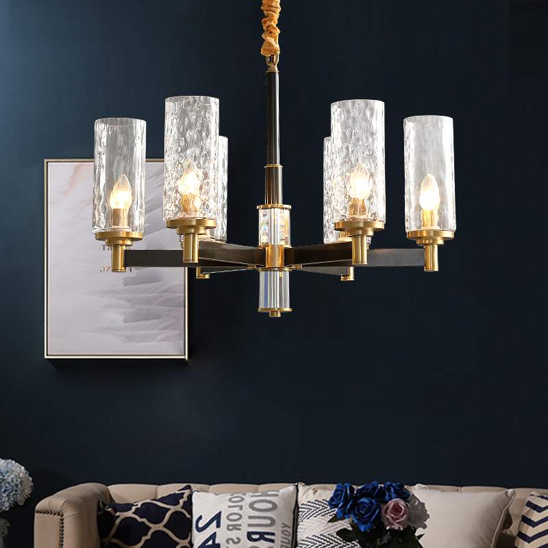 Copper Candles Chandelier