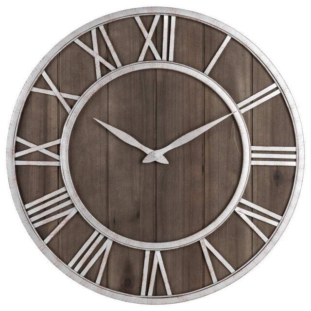 European Style Wooden Wall Clock