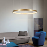 Modern Style Smooth Circle Chandelier