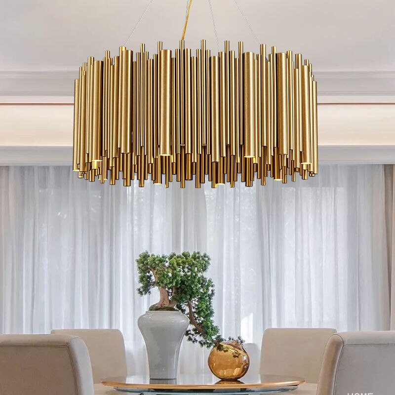 Modern Style Stainless Steel LED Chandelier