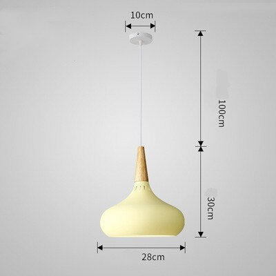 Nordic Style Ice Cream Cone Hanging Light