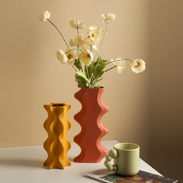 Colorful Curvy Vases
