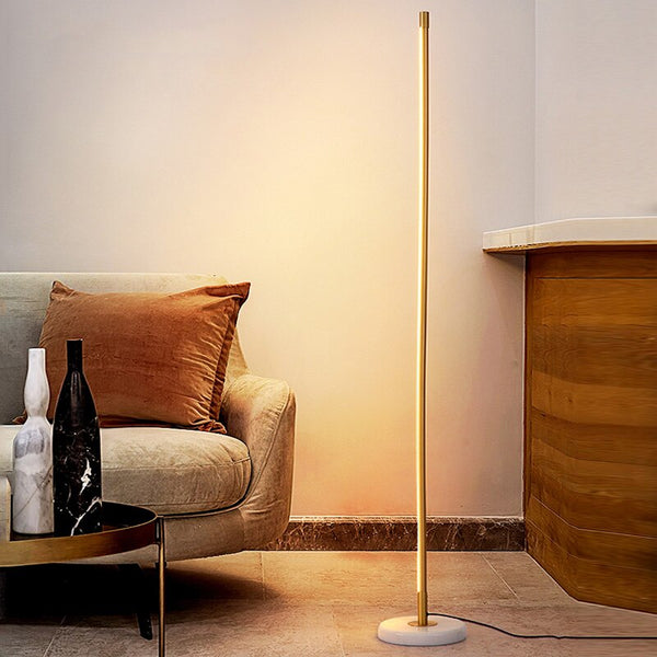 Copper Pole Floor Lamp