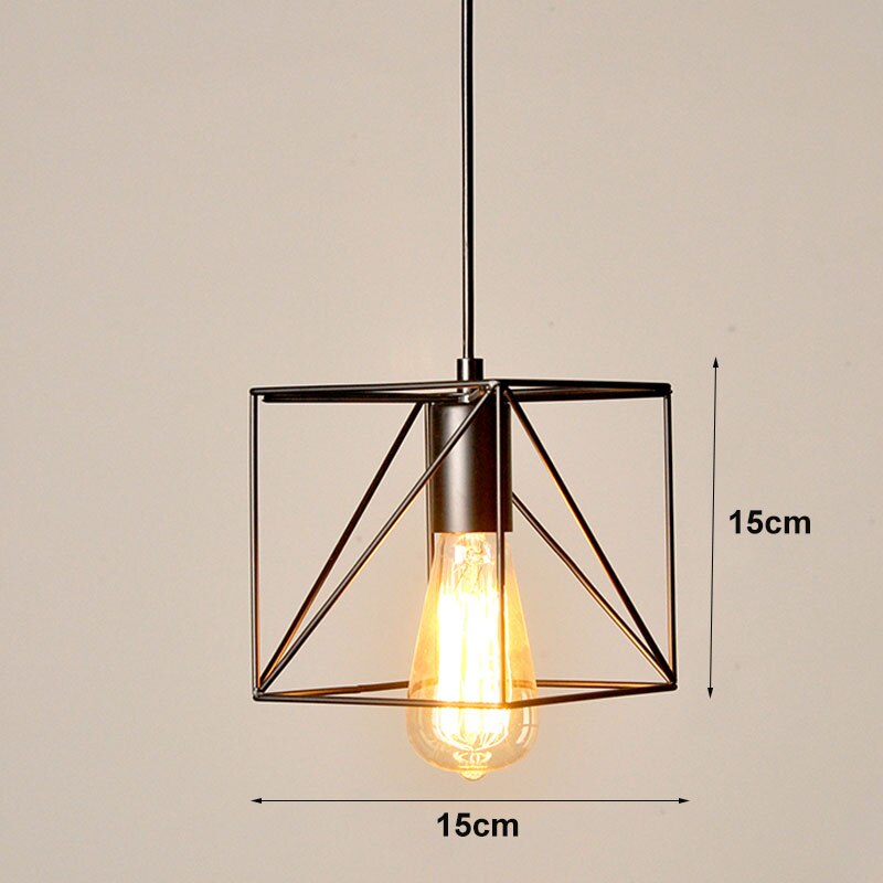 Geometrical Enclosed Pendant Light