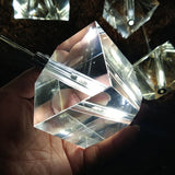 Modern Style Crystalline Cubes Chandelier