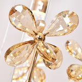 Crystal Luxury Golden Helix Chandelier