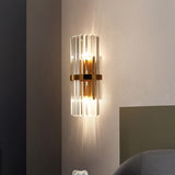 Crystal Cylinder Wall Lamp