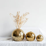Golden Ball Vases