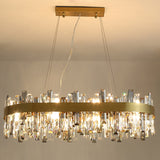 Crystal Luxury Amber Gold Chandelier