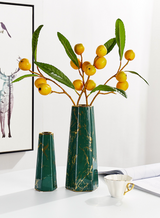 Emerald Nordic Gold Vase