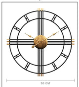 Classic Style Metal Wall Clock