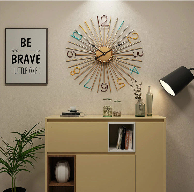 Creative Colors Wall Clock