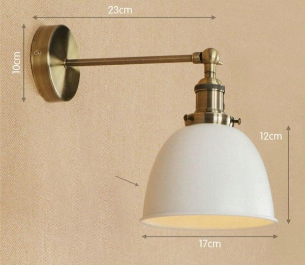Vintage Style Brass Wall Lamps