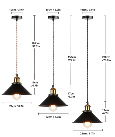 Industrial Style Pendant Lamp