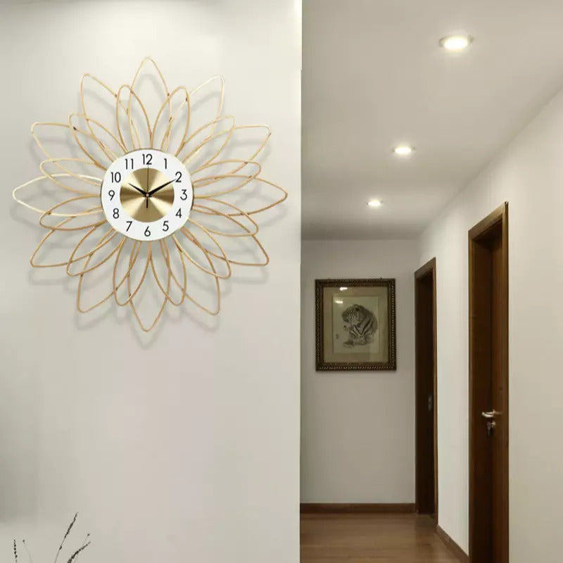 Lotus Flower Wall Clock