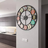 Vintage Circles Wall Clock