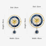 Wheel of Fortune Pendulum Clock